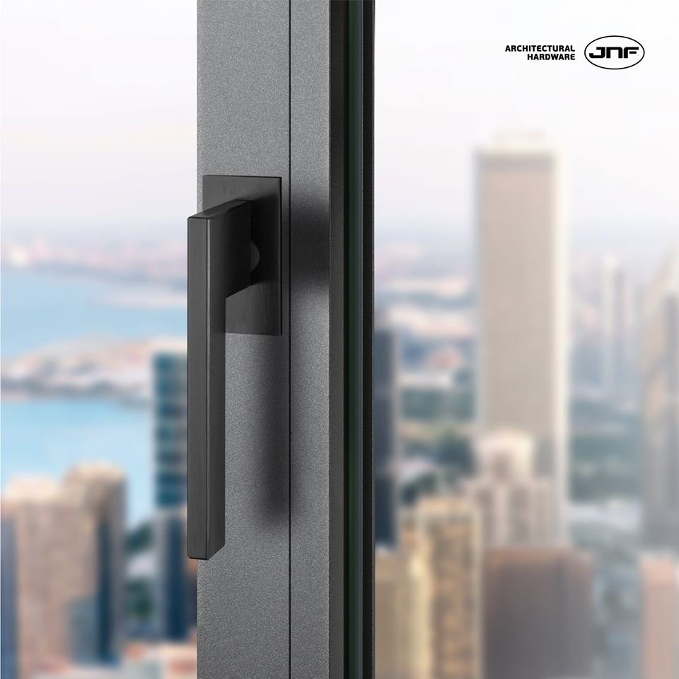 JNF įfrezuojamos durų bei langų rankenos! Vieningas dizainas.