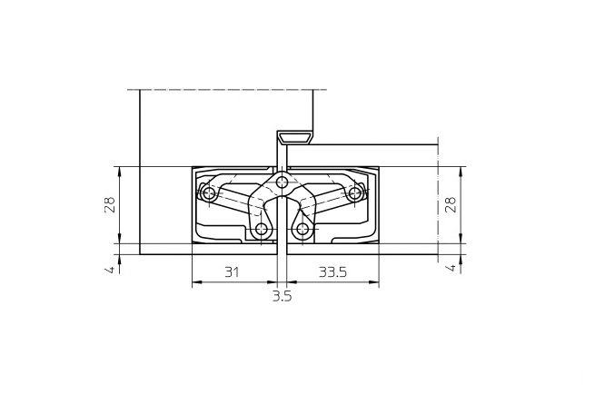 Paslėpiami vyriai TE340 3D 80kg - Image 3