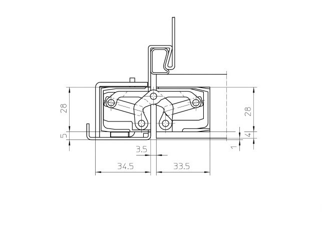 Paslėpiami vyriai TE340 3D 80kg - Image 5