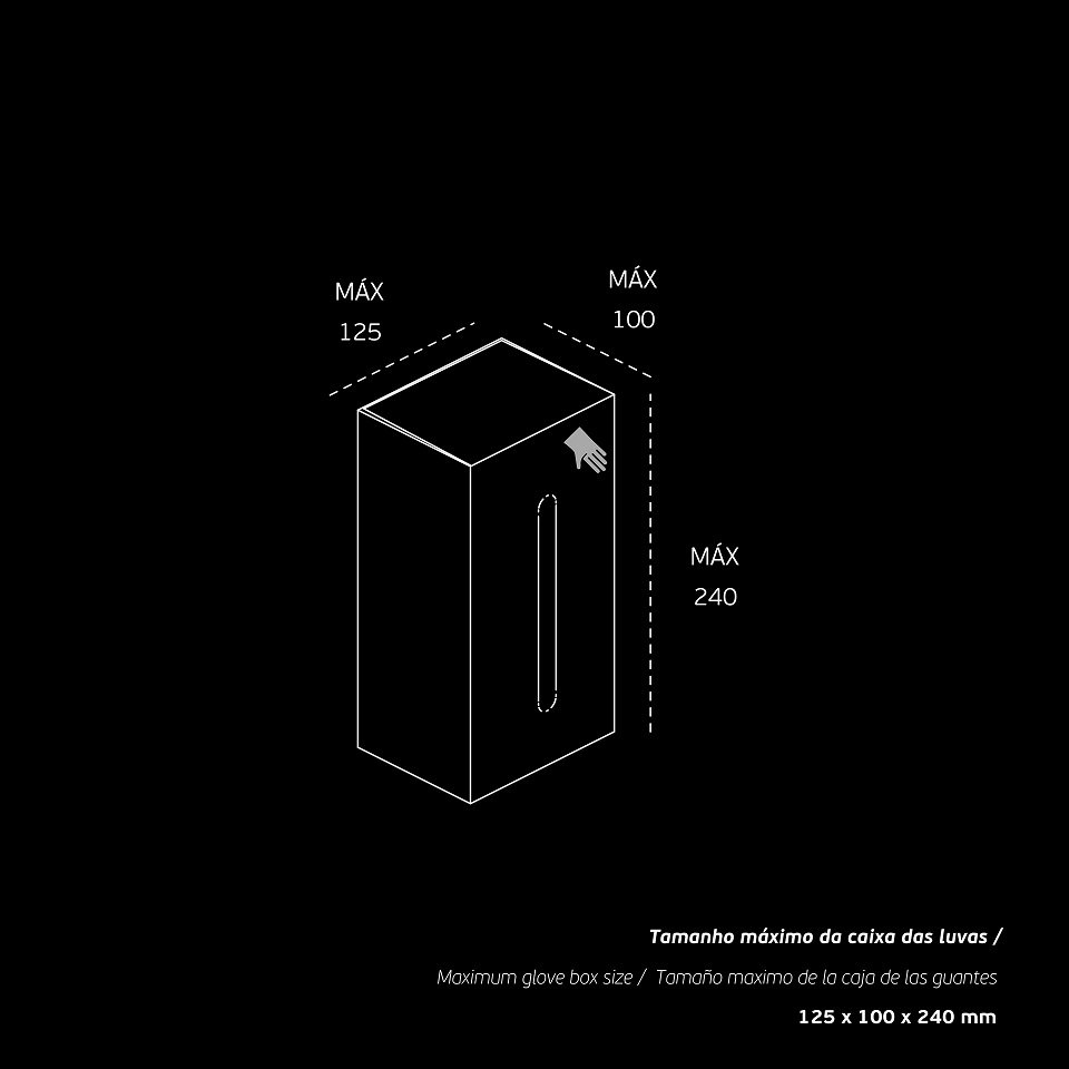 JNF Vienkartinių pirštinių dozatorius IN.60.571 - Image 4