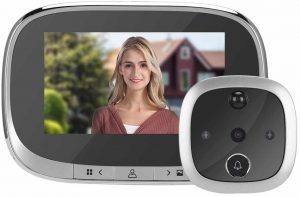 Skaitmeninė durų akutė/skambutis TS 810