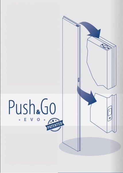 Magnetinis durų fiksatorius Push & Go EVO - Image 2
