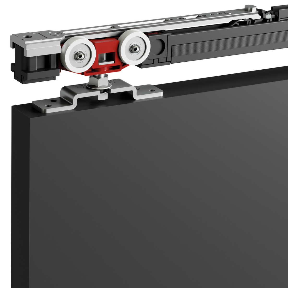 Stumdomų durų sistema FLUID CLASSIC su 2 smūgio slopintuvais (KOMPLEKTAS) - Image 3
