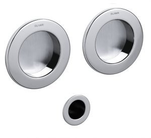 Stumdomų durų rankenėlės OLIVARI Giotto Bicolor D124