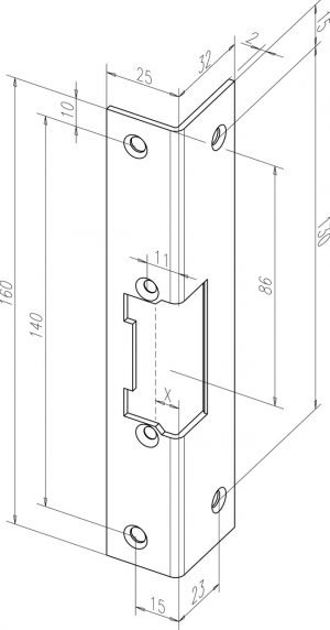 Staktos plokštelė Eff Eff 09701-01