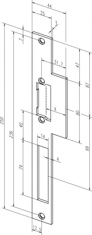 Staktos plokštelė Eff Eff 15C35-01