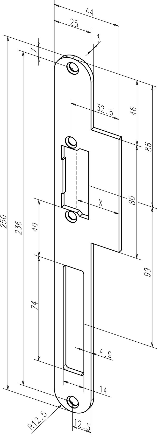 Staktos plokštelė Eff Eff 59B35-01