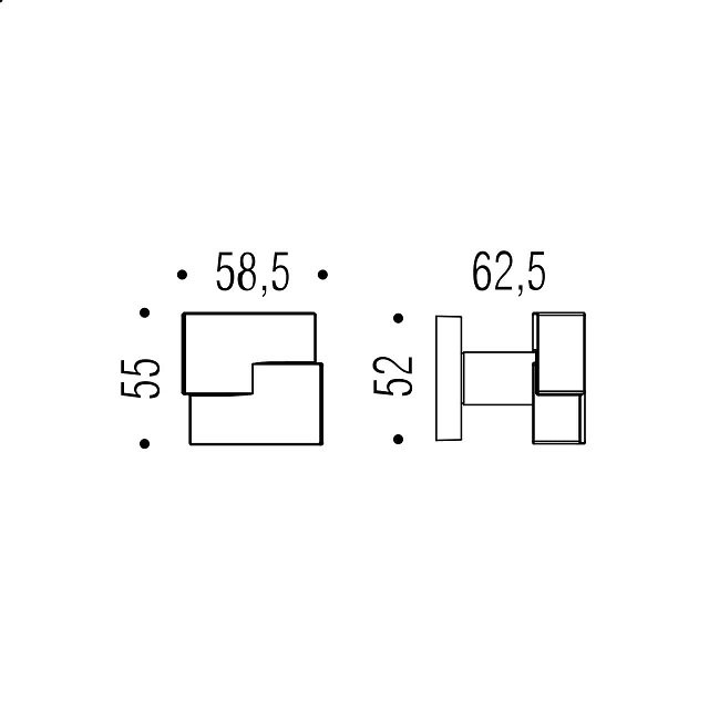 Fiksuota rankena COLOMBO Cut 55mm - Image 3