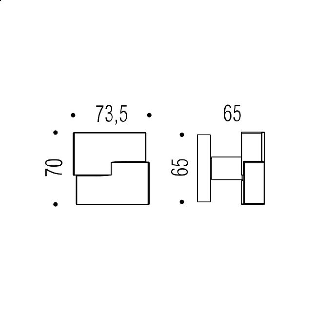Fiksuota rankena COLOMBO Cut 70mm - Image 3