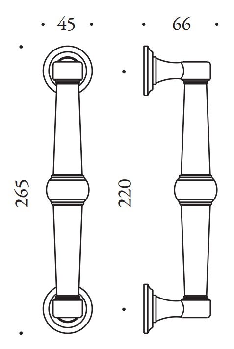Patraukiama rankena COLOMBO Antologhia Ottocento KOT16 - Image 2