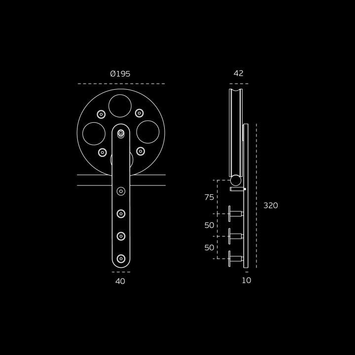 Stumdomų durų sistema JNF IN.15.201 - Image 3