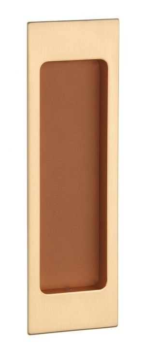 Stumdomų durų rankenėlė APRILE 240 su oda