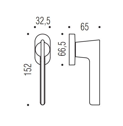 Lango rankena COLOMBO Alato JP12 - Image 4