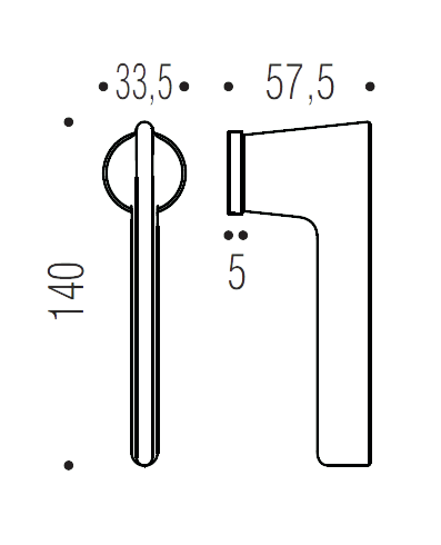 Lango rankena COLOMBO Alato JP12 - Image 6