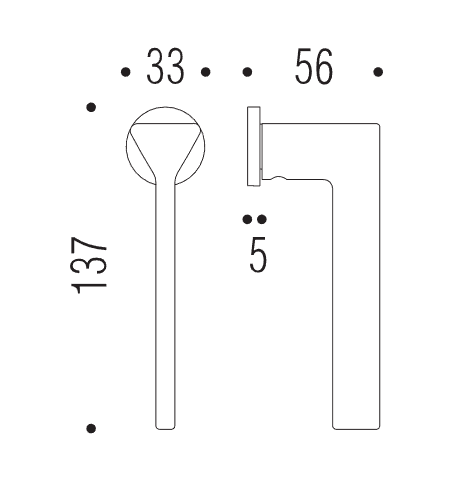 Lango rankena COLOMBO Ama MF12 - Image 5