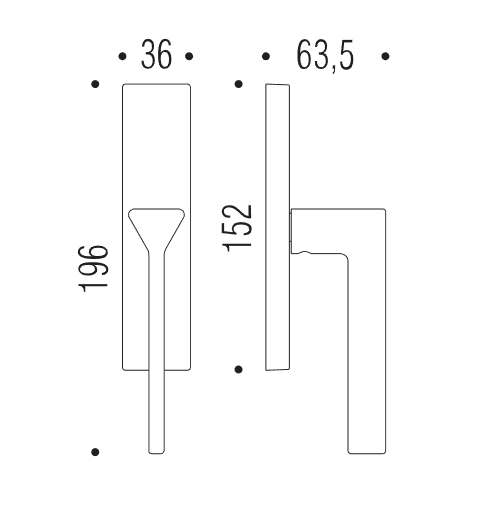 Lango rankena COLOMBO Ama MF12 - Image 6