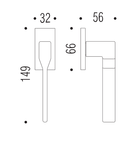 Lango rankena COLOMBO Dea FF22 - Image 4