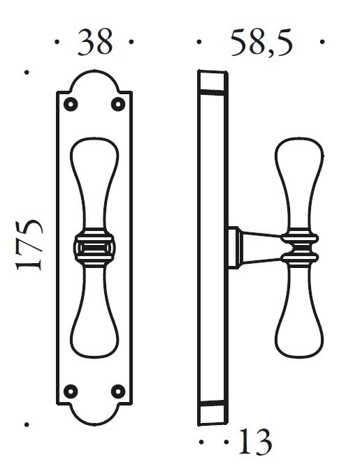 Lango rankena COLOMBO Antologhia Lidia KOT32 - Image 2