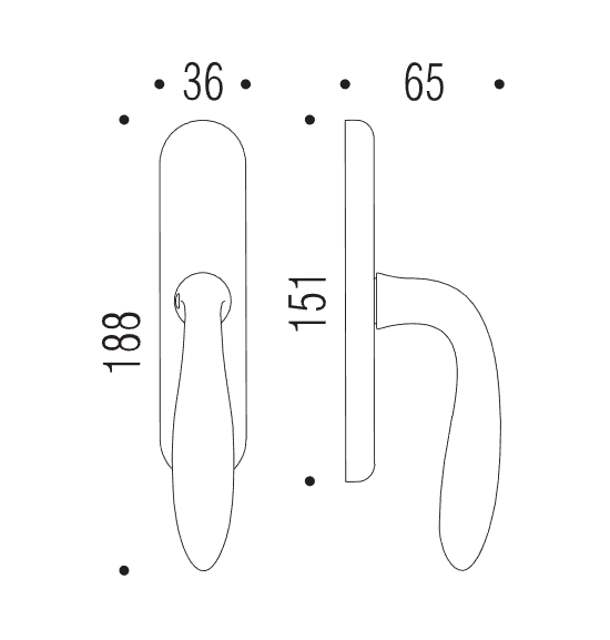 Lango rankena COLOMBO Mach CD82 - Image 4
