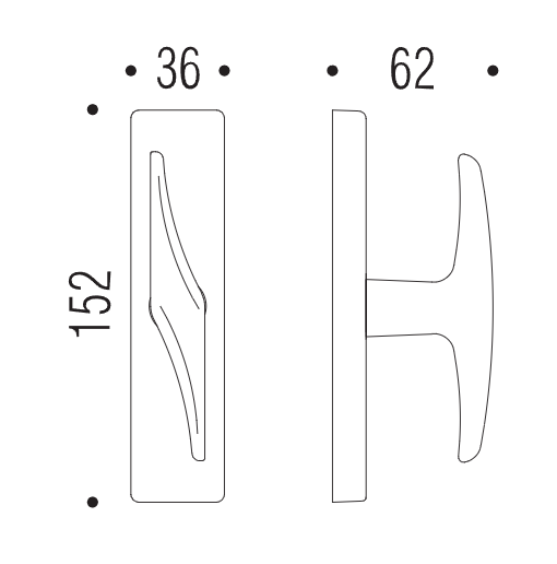 Lango rankena COLOMBO Madi AM32 - Image 4