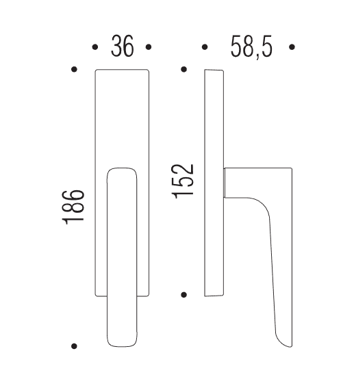 Lango rankena COLOMBO Spider MR12 - Image 4
