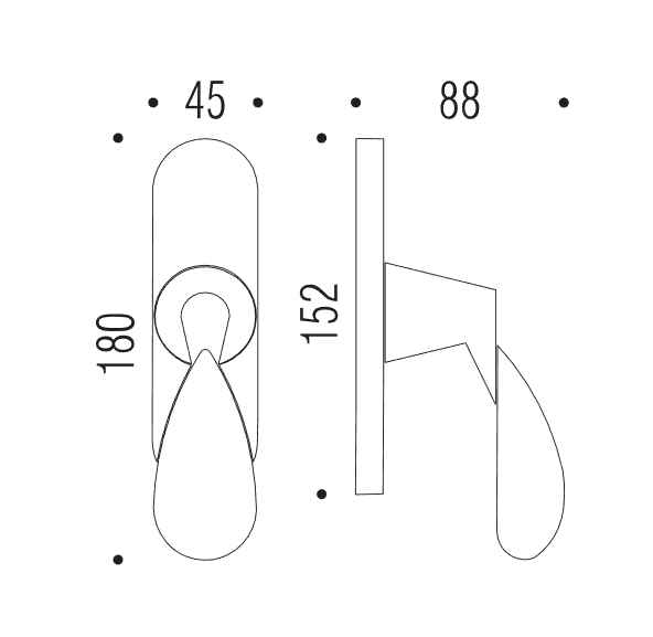 Lango rankena COLOMBO Tacta CB12 - Image 2