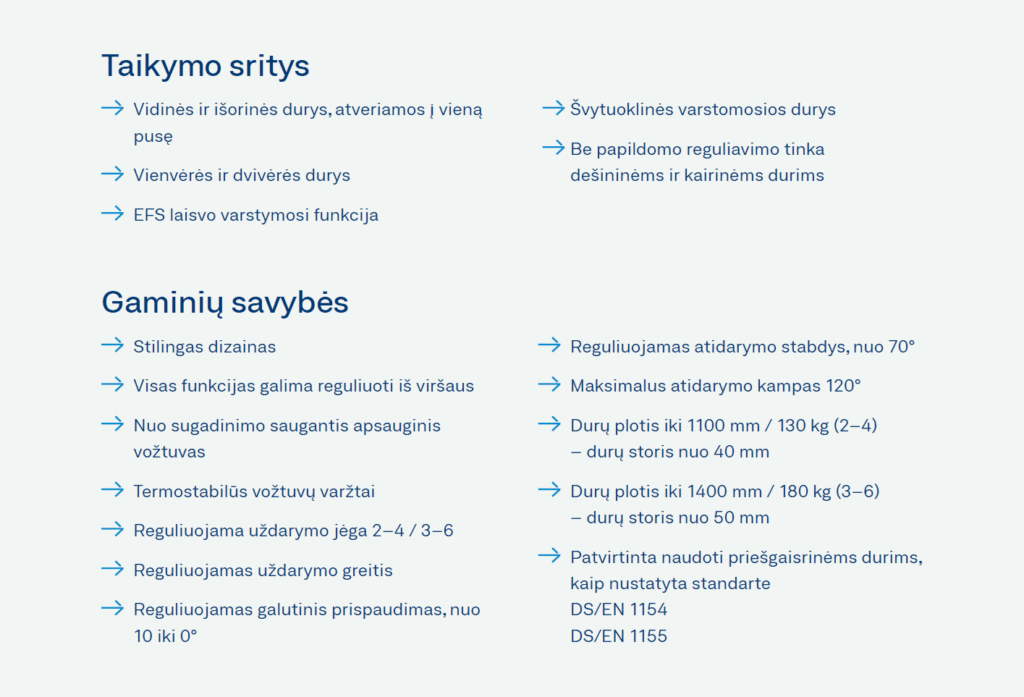 Sulėtintojas GEZE BOXER 2-4 - Image 6